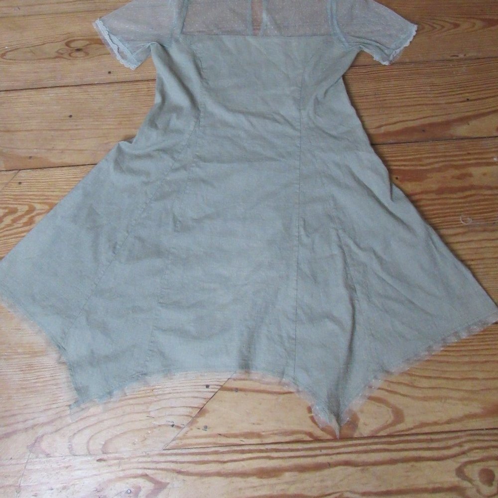 Easel Los Angeles Wendy Dot Mesh Dress Women's M - Picture 5 of 13